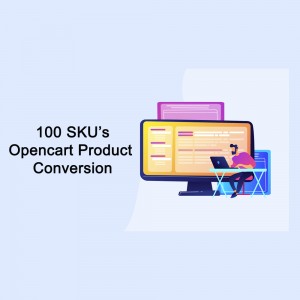 100 SKU Products Conversion-Opencart Format